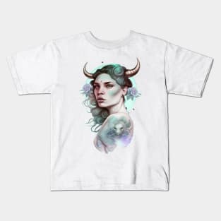 Pastel Horoscope: Taurus Kids T-Shirt